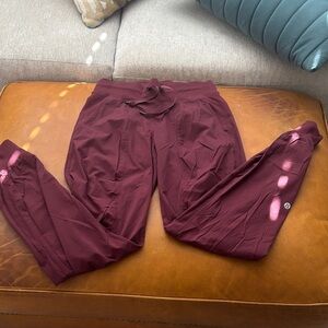 Lululemon Maroon Jogger Pants